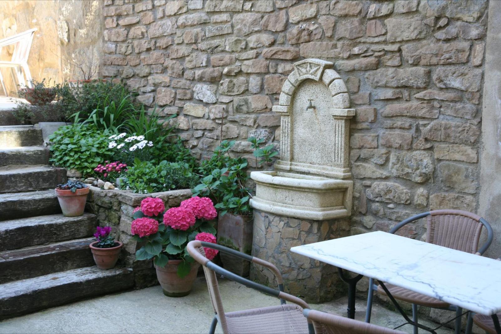 Hostal La Fuente Buera Exterior foto